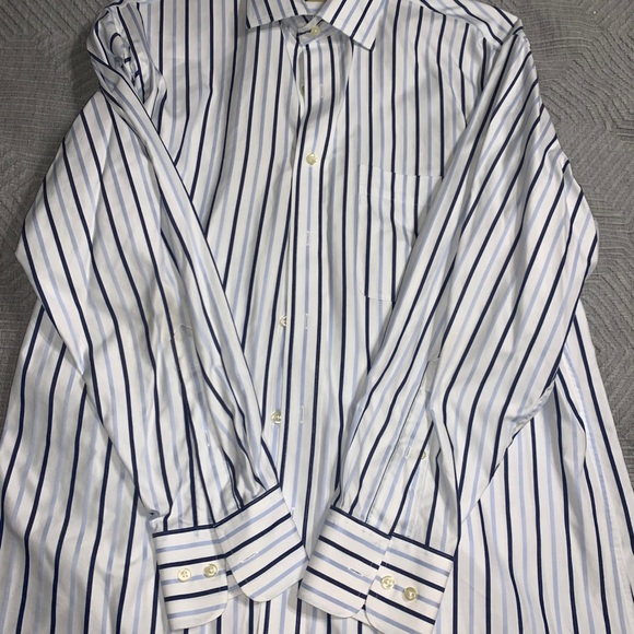 Lot of 2 T.Harris London medium mens dress shirts - Picture 5 of 8